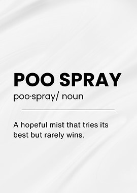 Poo Spray Definition