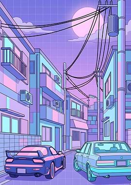 Midnight Neon Streets