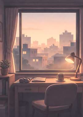 Cozy Room with City View