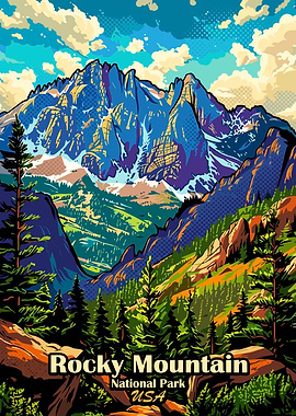 Rocky Mountain National Park Art