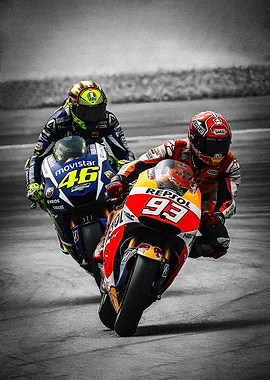 Motorcycle Racing: Rossi vs Marquez