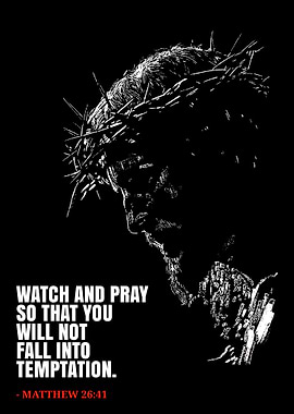 Jesus Christ Crown of Thorns Portrait