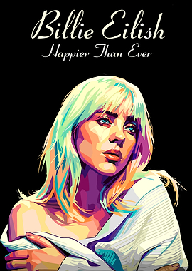 Billie Eilish Happier Than Ever Art