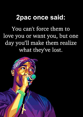 2Pac Quote Art