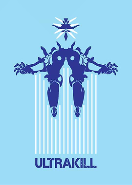 Ultrakill Minimalist Poster