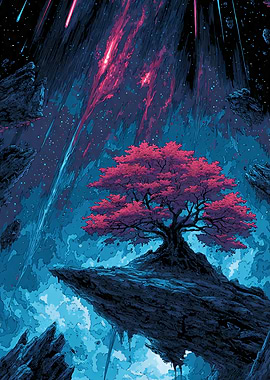 Cosmic Tree on a Cliff