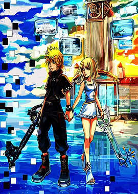 Kingdom Hearts: Roxas and Naminé