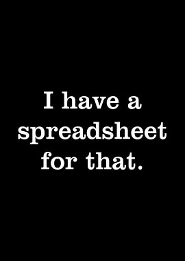 I have a spreadsheet for that