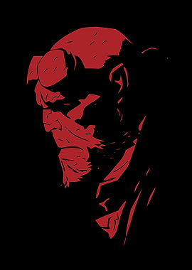 Hellboy Silhouette