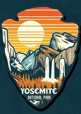 Retro Yosemite National Park