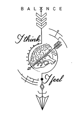 Balance: Brain, Heart, and Arrow