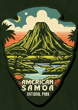 Retro American Samoa National Park
