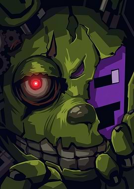 Springtrap Close-Up with Red Eye