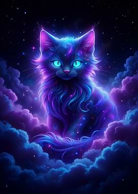 Cosmic Cat in the Clouds