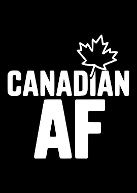 Canadian AF with Maple Leaf