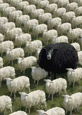 Black sheep among white sheep