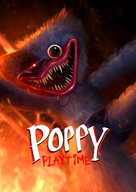 Poppy Playtime Huggy Wuggy Digital Art