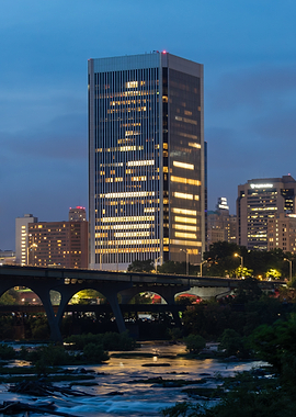 Richmond Virginia Skyline at Dusk