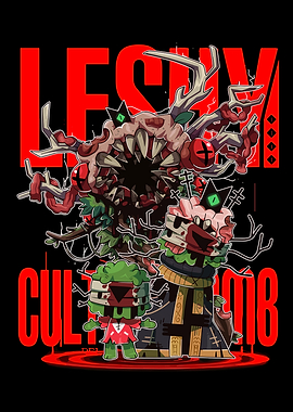 Cult of the Lamb Leshy Illustration