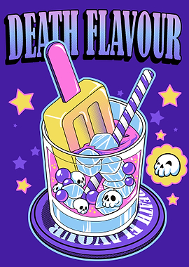 Death Flavour Drink with Skulls