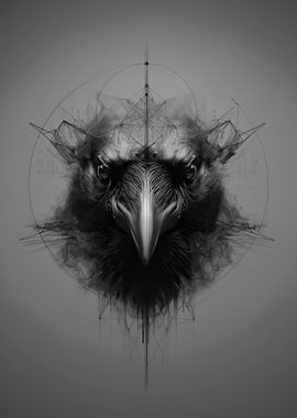 Monochrome Raven