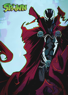 Spawn Comic Book Character Illustration