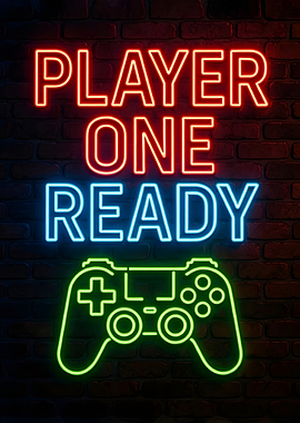 Player One Ready Neon Sign