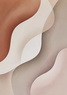 Abstract Waves in Earth Tones