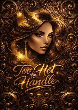 Too Hot to Handle Golden Portrait