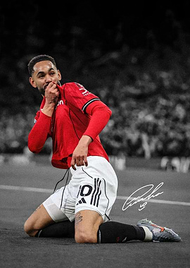 Matheus Cunha Soccer player celebrating