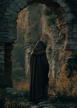 Monk in Ruins