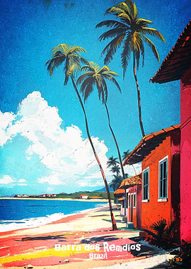 Barra dos Remedios Art Poster