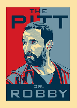 Dr. Robby The Pitt Poster Art