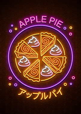 Apple Pie Neon Sign
