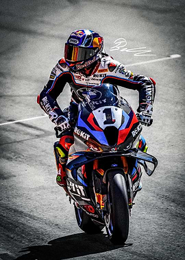 Toprak Razgatlioglu Motorcycle Racer on Track