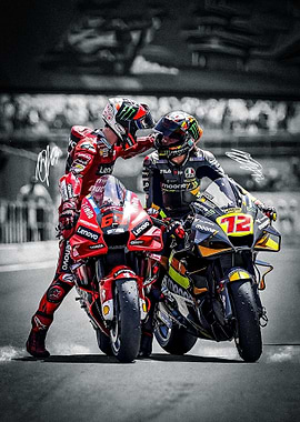 Francesco Bagnaia vs Marco Bezzecchi