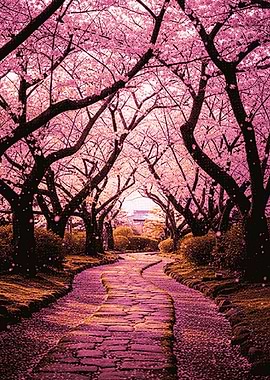 Cherry Blossom Path