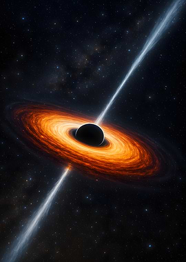 Black Hole with Accretion Disk and Jets