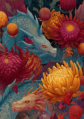 Dragons and Chrysanthemums