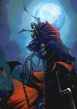 Spawn comic book art