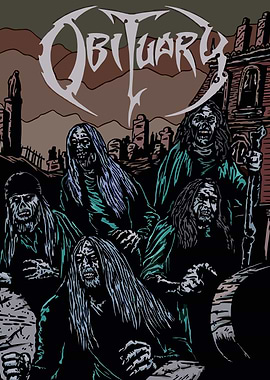 Obituary Band Zombie Art