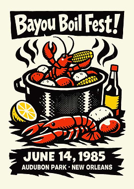 Bayou Boil Fest Poster