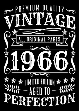 Vintage 1966 Aged to Perfection