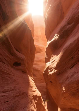 Sunlit Canyon Passage