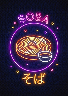 Soba Neon Sign