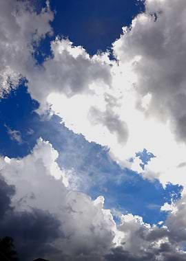 Blue Sky with Clouds