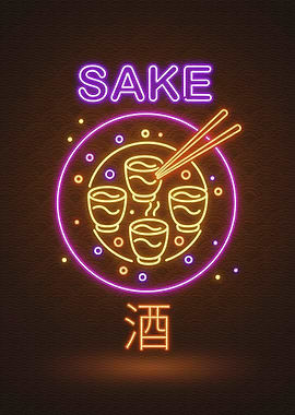 Sake Neon Sign