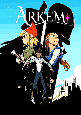 Arkem Cartoon Character Group Illustration