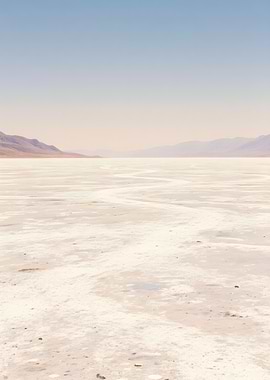 Vast Salt Flats Landscape