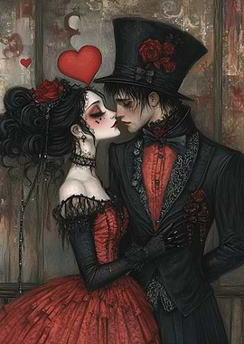 Gothic Romance: Couple in Love
